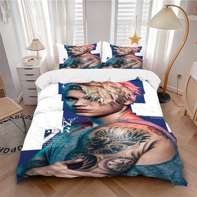 Edgy Fashion Sleeves Print 3Pcs Bedding Setduvet Cover With 2 Bedropillowcase Home Birthday Gift