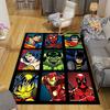 1Pc Superhero Adventures Rug, Office Carpet Indoor Outdoor Doormat, Non-Slip Soft, Living Room, Christmas Halloween Gift M929388