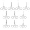 10 Pcs Glowing Tent Pegs Stainless Steel Screw Pegs Durable Ground Pegs  Hiking