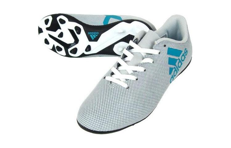 adidas 17,4 Дж FG Износостойкие Низкие Детские Футбольные Бутсы Серые Детские S82402