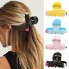 1pc Candy Color Simulation Pencil Shark Clip Cute Hair Clip Creative Back of the Head Hair Clip Ponytail Clip