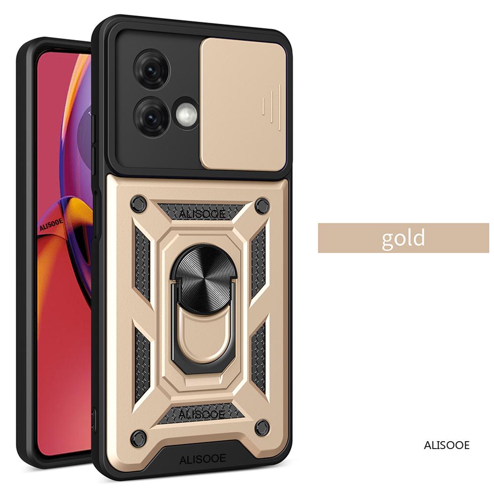 Funda For Motorola Edge 50 Pro G84 G54 G34 G24 G42 Case Slide Camera Stand Cover for Moto Edge 40 Neo 30 Ultra 20 Llite Case