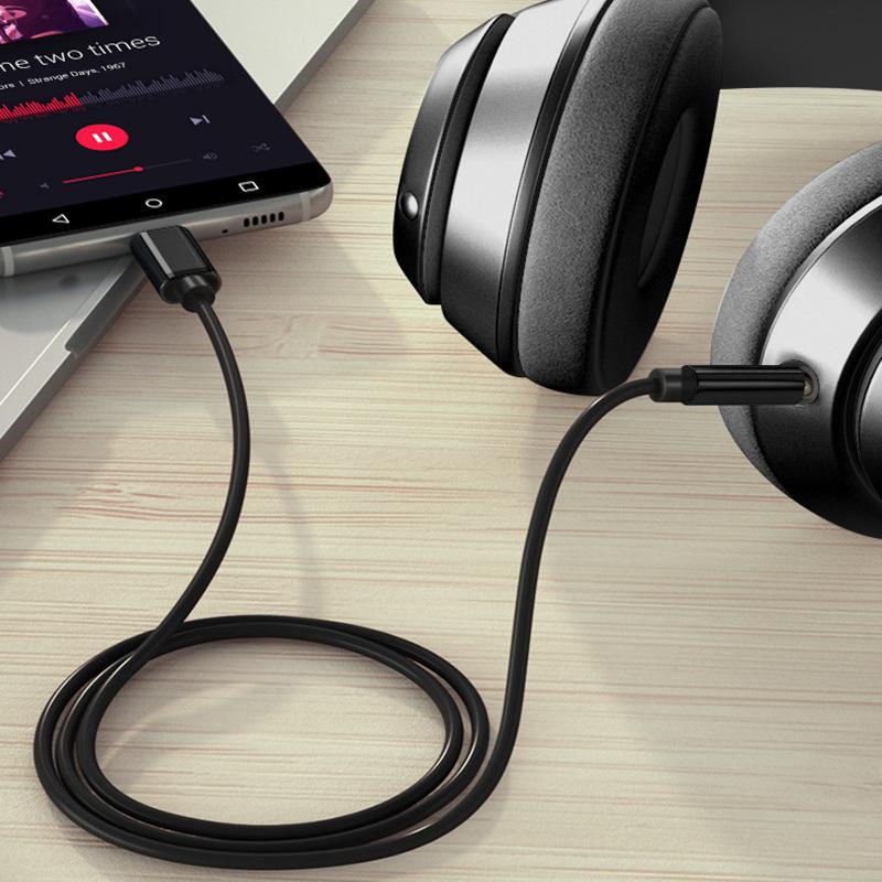 USB C to 3.5MM Aux Audio Cable Converter Car Audio Splitter Type C to Jack Extend Wire for Huawei Xiaomi Phone Earphone Speaker