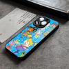 Чехол для телефона для iPhone 17 Pro Max 14 Pro 15 12 11 13 Mini X XR XS 16 Plus SE Стеклянная крышка Мальчик и Девочка Rugrats Чаки