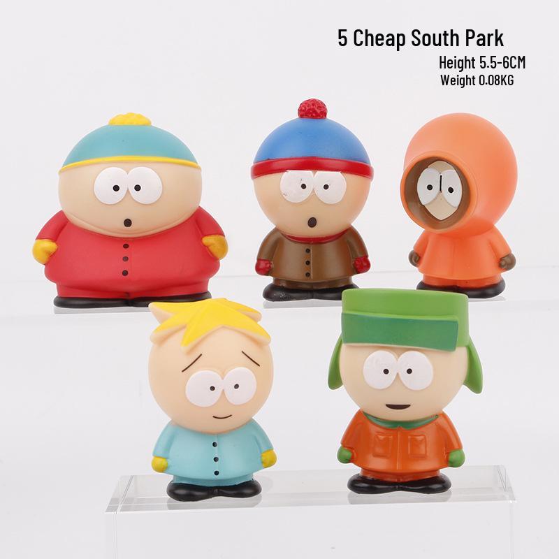 South Park USA Band Staff Hand-Painted Car Ornament Figure