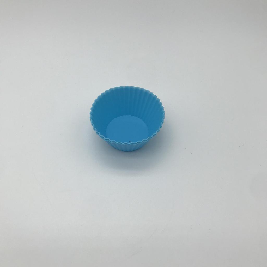 Круглая силиконовая форма для пирогов, тартов и маффинов, термостойкая - диаметр 7 см