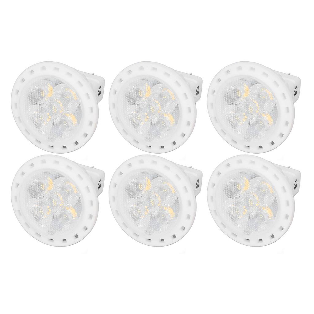 6 шт. Яркость затемнения светодиодных лампочек Spot Light 360LM MR11 LED Landscape Track Light с керамическим GU4