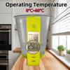 600ml Smart Measuring Cup with Thermometer , 6 in 1 Unit Conversion , Food Grade ABS Detachable Design , Real Time Monitoring from 0 to 40°C