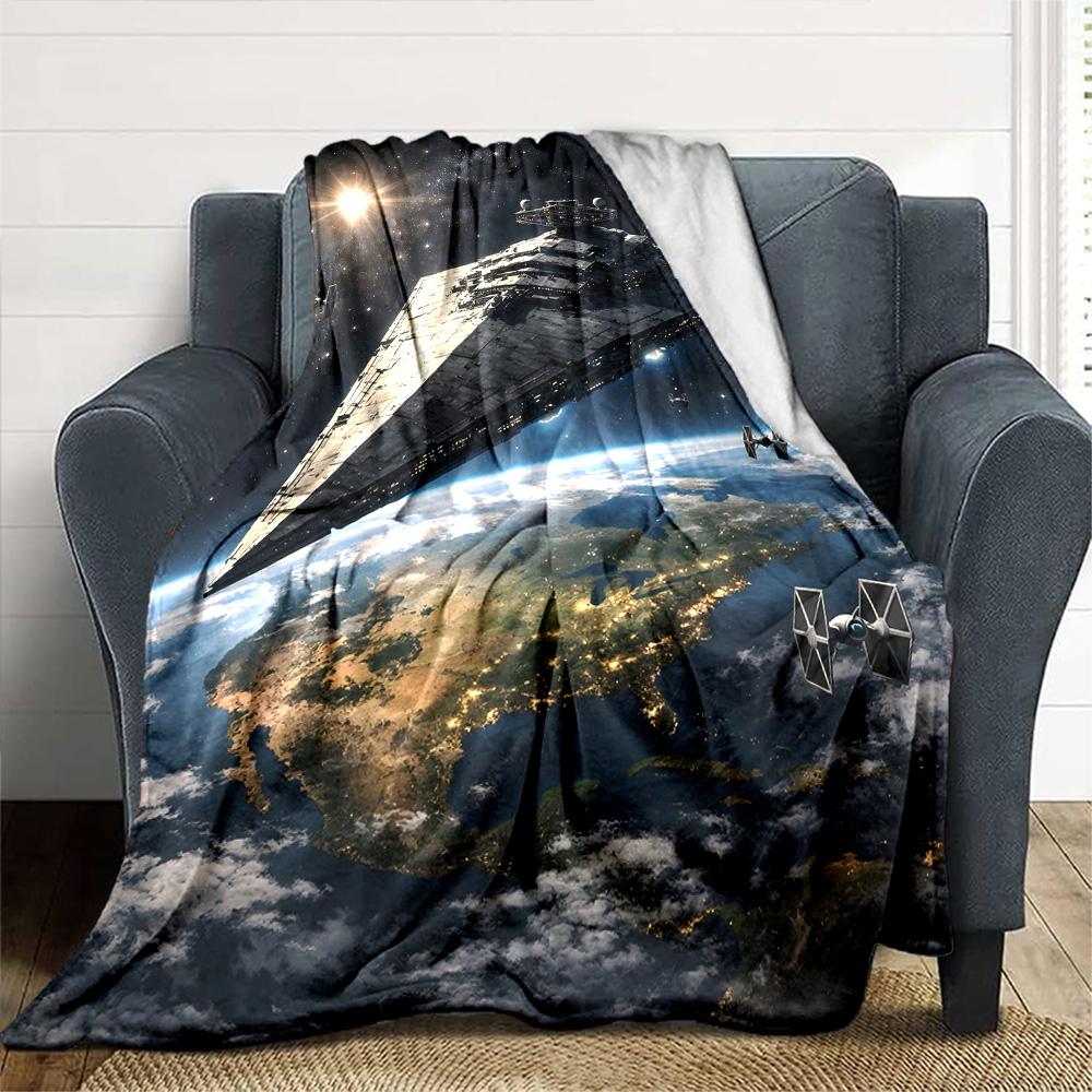 Star Wars Blanket Soft Warm Cozy Perfect for Livingroom Picnics Office Chair for All Seasons Stylish Decor Ideal Gift for Friends Family Couples Picni