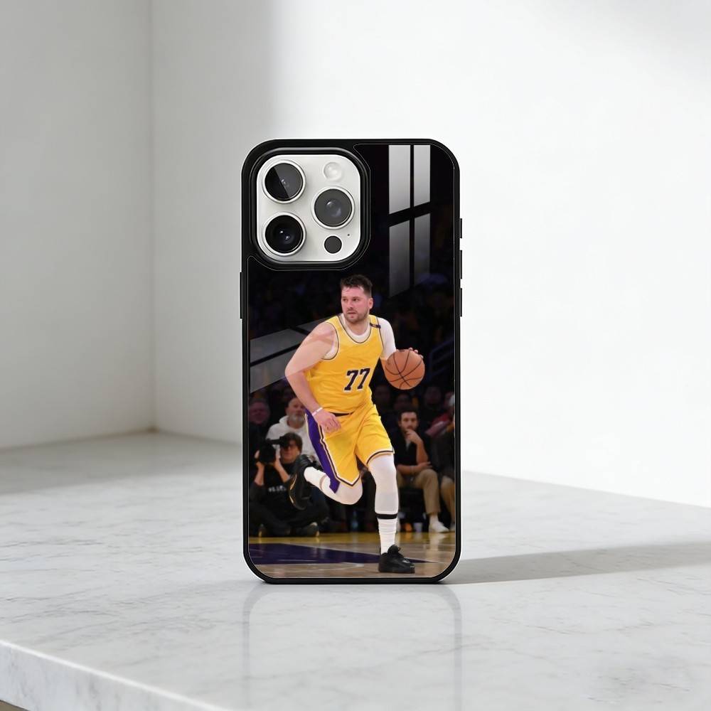 БАСКЕТБОЛ LAK L-Лука Дончич Чехол для телефона игрока Для iPhone17,16,15,14,13 Plus,Pro Max Магнитный Для Magsafe Беспроводная зарядка