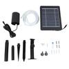 6V 4W Solar Pond Aerator Air Pump Kit IP64 Waterproof 0.8L Per Minute 3 Modes Solar Pond Aerator