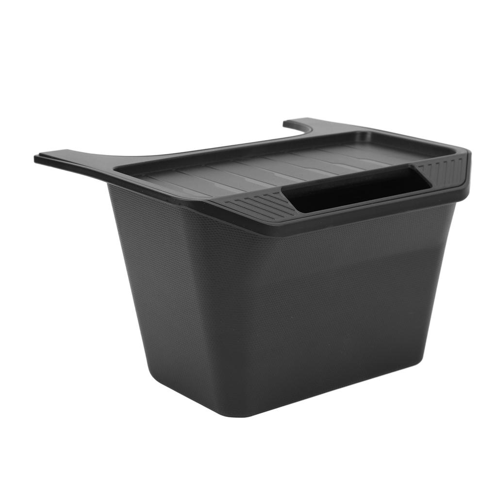 Rear Center Storage Box Large Capacity Black Neat Storage Center Console Insert Organizer Replacement For Tesla Model Y