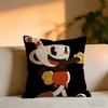 Наволочка для подушки Cuphead Уютная бархатная декоративная подушка Мягкая теплая подушка для дивана кровати