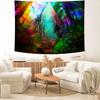 Delur Forest Tapestry Tree of Life Tropical Rainforest Tapestry Wall Hanging Colorful Nature Landscape Mystical Psychedelic Spiritual Headboard for