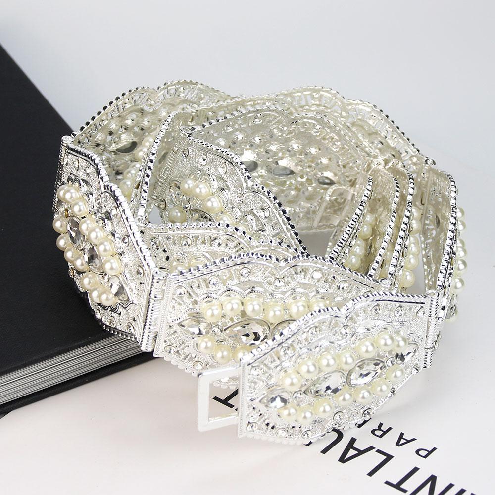 Шикарный пояс с жемчугом для женщин, свадебный пояс, ювелирные изделия, кристалл, регулируемая длина, подарок для невесты