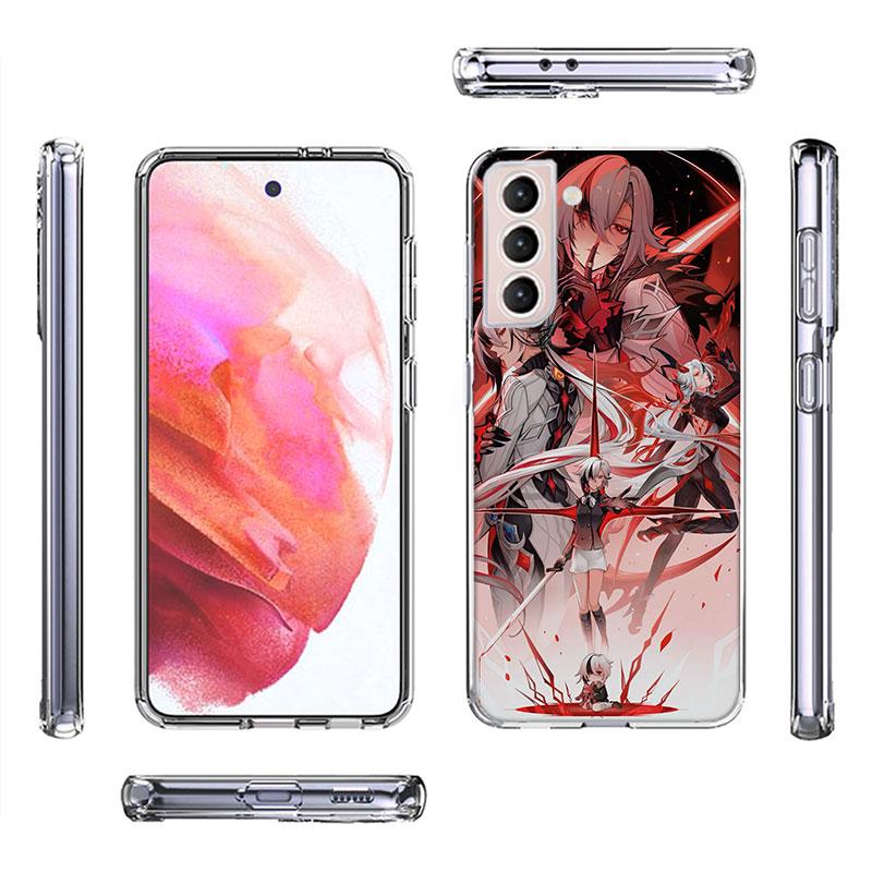 Чехол для телефона Arlecchino Genshin Impact для Samsung A16 A17 A26 A36 A56 A57 A55 A54 A37 A15 A25 A35 A14 A24 A34 Galaxy Note 20 10 A