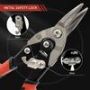 HOUSERAN All-Purpose Sheet Metal Scissors, CR-MO Metal Scissors, Heavy-Duty Metal Scissors for Cutting Metal, Demolition of Bulky Waste, Multipurpose