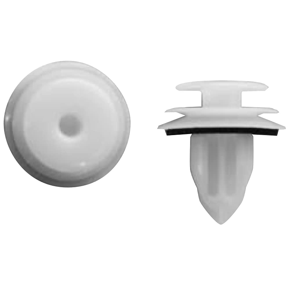 Boston BC5327 Автозапчасти Клипсы отделки, Белые, 10 штук в пакете