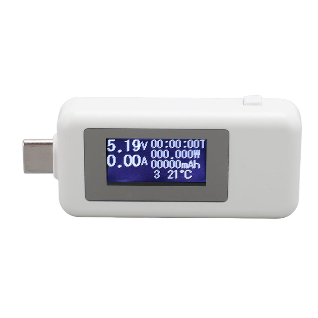 KWS 1802C Type C Voltage Current Power Meter 0‑5.1A 4‑30V 0‑155W 0 to 99 Hours USB C Digital Multimeter for Laboratories