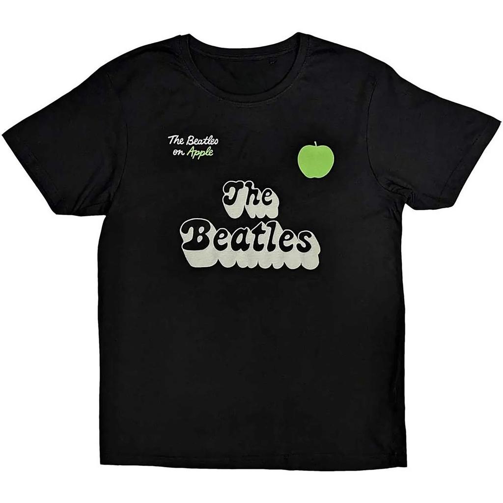 Логотип и годы Beatles 70-х (Назад Печать) Облегающая футболка Высококлассная роскошь Для мужчин и женщин Топ Y2k Лето 2026