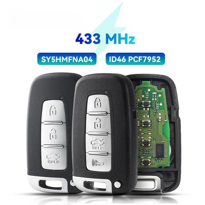 Для Hyundai Sonata 2011 2012 2013 2014 для Kia Sportage Sorento Keyless Entry Smart Remote 3 4 кнопки автомобильный ключ 4B Fob 433 МГц SY5HMFNA04