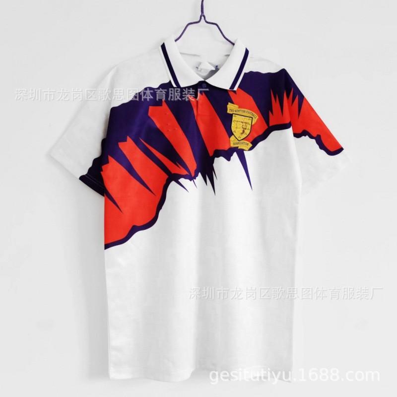 Retro France England National Team Football Jersey Home Away Soccer Uniform Men