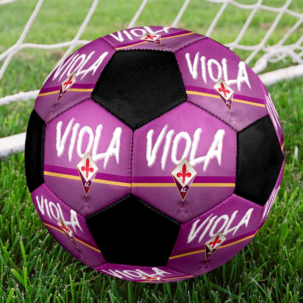 1 шт. Футбольный мяч ACF Fiorentina размер 5 ПрагаМяч для мини-футбола Цветной Для всех возрастов Машинная строчка ПВХ Готов к соревнованиям Прочный Высокий отскок