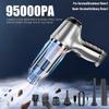 New 95000PA Wireless Car Vacuum Cleaner Powerful Cleaning Machine Car Accessories Home Auto Mini Portable Cordless Cleaner Strong Suction