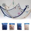 Fish Net Hanging Ornaments Mediterranean 3D Nautical Ocean Theme Home Fishing Net Wall Decor