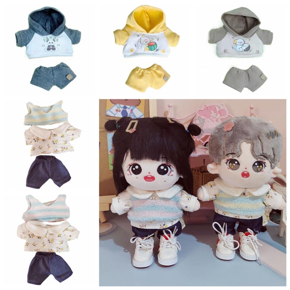 1 set Jeans Cotton Doll's Clothes Striped Sweater No Attribute Doll Clothes 20cm Cotton Doll