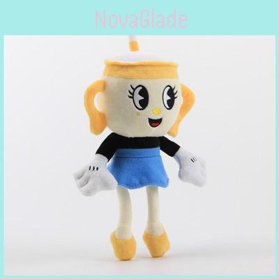 Очаровательная 9-дюймовая модель Мисс из игры Cuphead. Плюшевая фигурка Чалиса Мягкая набивная кукла для детей Подарок