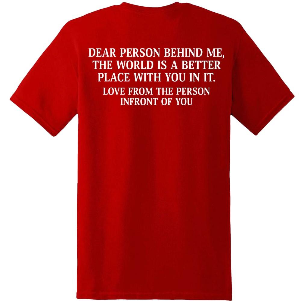 Dear Person Behind Me Unisextal Health Awareness End The Stigma Tshirt Mha