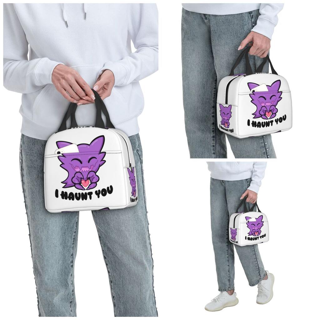 Haunter I Haunt You Insulated Lunch Bag for Women Office Cooler Thermal Food Box Tote Portable Lunch Boxes Container