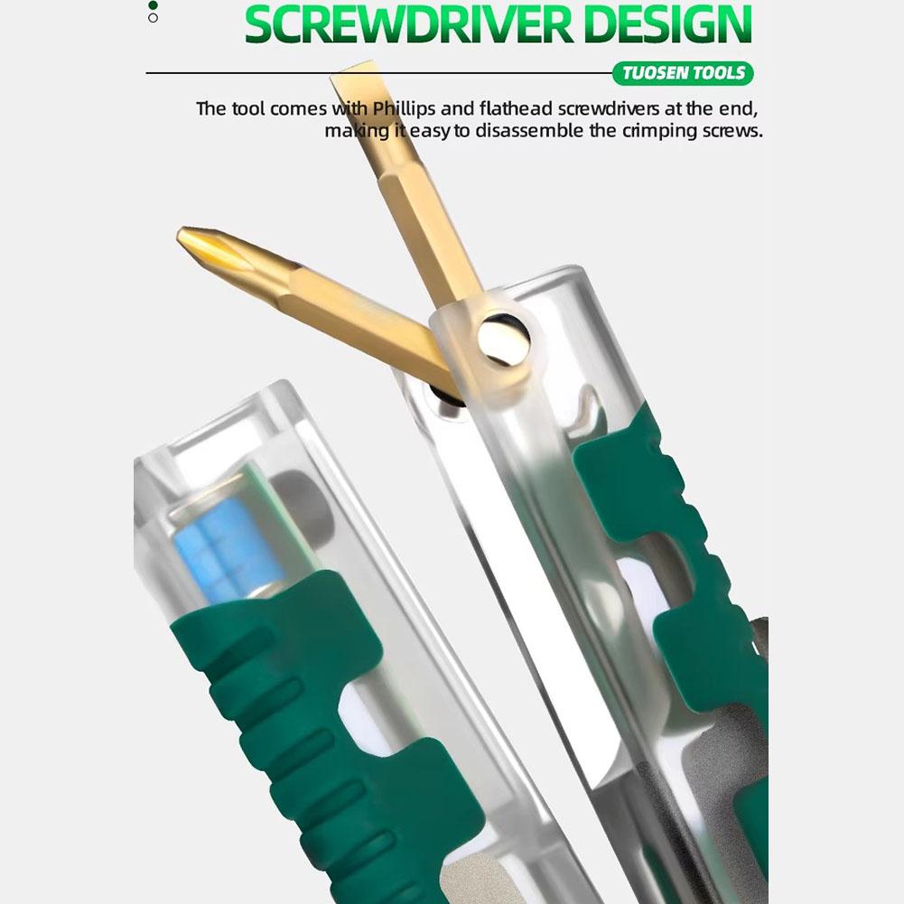 Складной инструмент для зачистки проводов, многофункциональный электроинструмент для зачистки проводов, клещи для намотки проводов, обжимные клещи, ручной инструмент