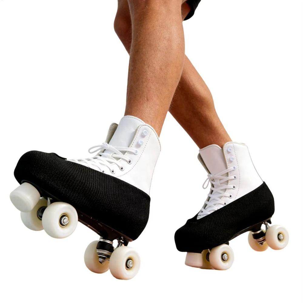 Stretch Fabric Figure Skating Boot Guards Soft Elastic Ice Skate Protective Covers Teens Training