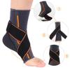 Ankle Support Brace Compression Breathable Foot Elastic Guard Strap (L for Man)
