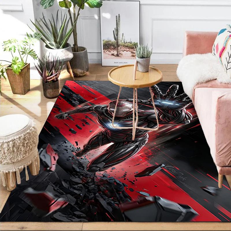 Iron In Action Area Rug Suitable for Indoor And Outdoor,Carpets for Kitchens, Homes, Offices, Living Rooms,Home Decor,Christmas Gift