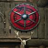 Medieval Wooden Viking  Round Shield Heavy Metal Fitted