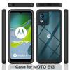 Чехол для Motorola E13 Ударопрочный Прозрачный Чехол Защитный Чехол Полное Покрытие для Телефона Moto E13