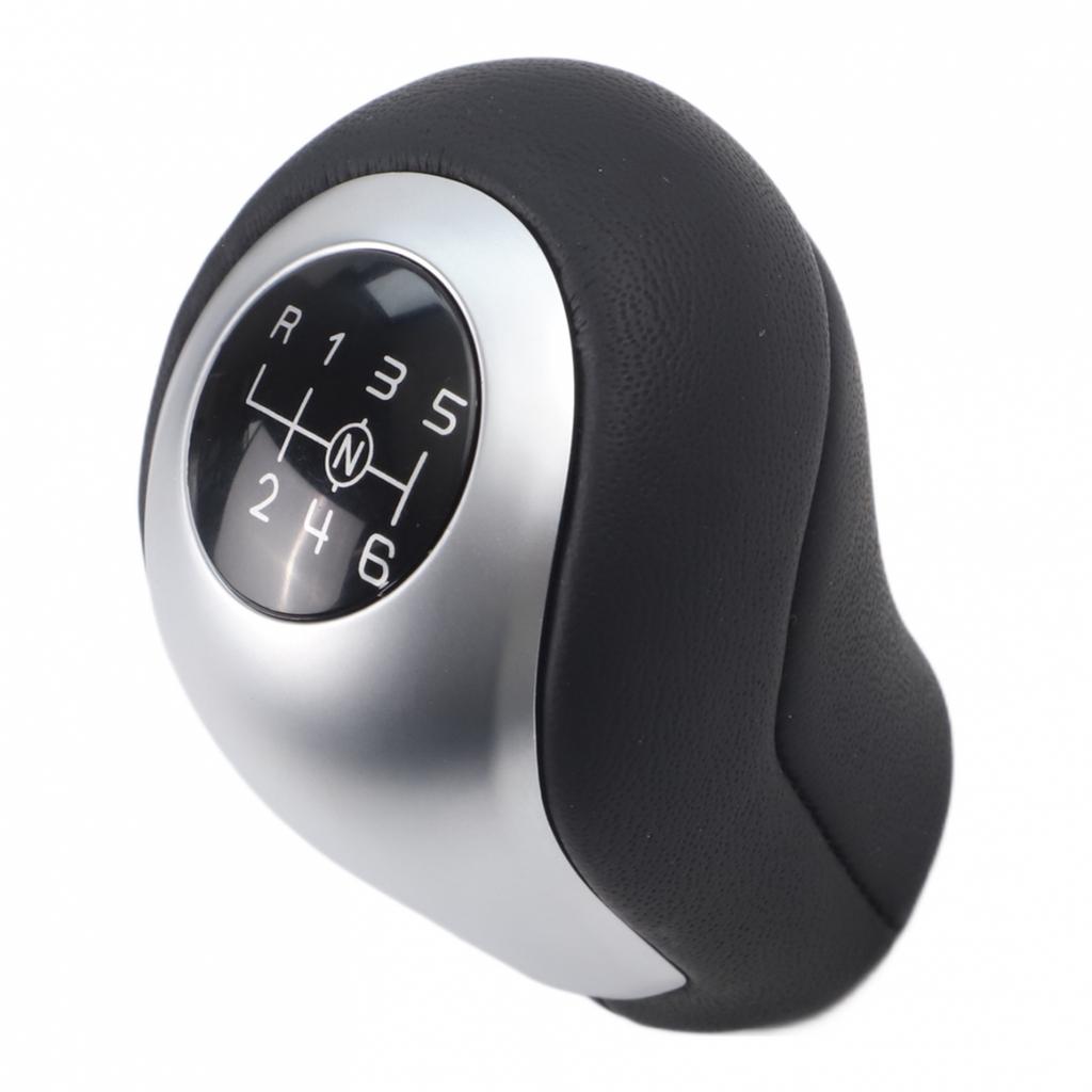 Dust-Proof Design 6 Speed Manual Knob ABS Gear Knob Leather Gear Knob