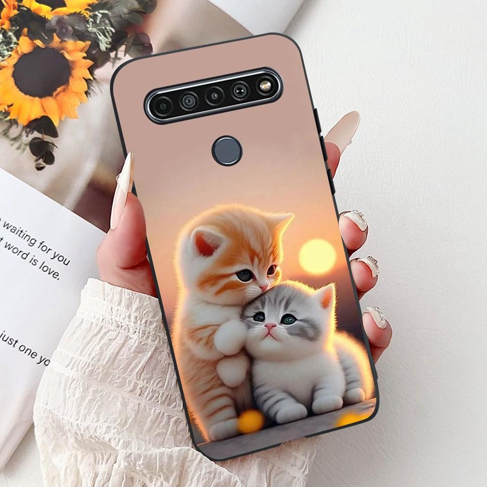Новая модная задняя крышка для LG K41S K51S 2020 Чехол для LG K40s 2019 LG K42 4G Чехол для телефона Крутые животные Роскошный Девичий Мягкий силикон