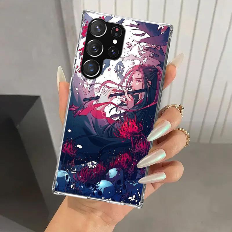 Чехол для телефона Аниме Мо Дао Цзу Ши для Samsung Galaxy S25 S24 S23 Ultra S22 S21 Plus S20 FE S10 + S10E S25U Мягкий печатающий корпус S24 S23