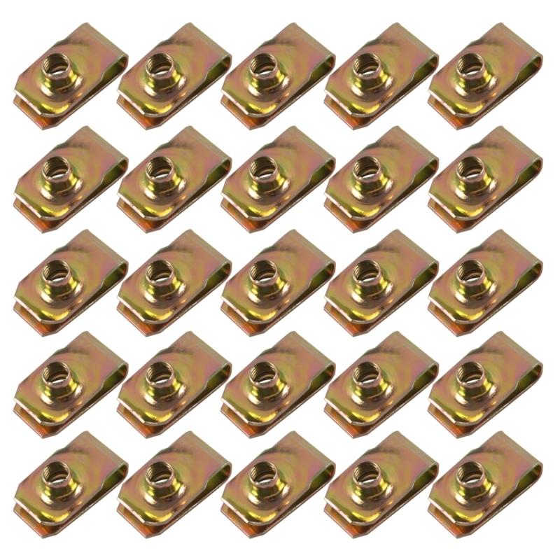Металлическая гайка U-образный монтажный зажим с резьбой M8-M6-M5-M4 язычковые гайки для автомобиля мотоцикла гайка-зажим U-образный крепеж гайка