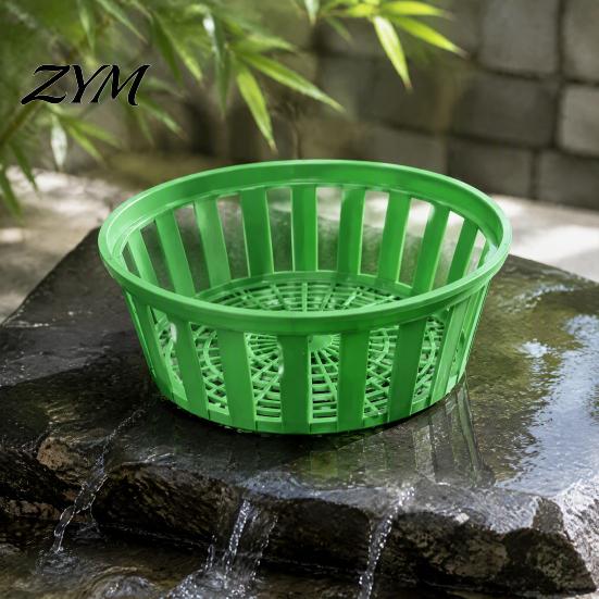 Soil Locking Plant Holders Hydroponic Planter Basket, Grow Slotted Plastic Planter, Rooting Baskets Aquatic Holder for Ponds Aquariums Fish