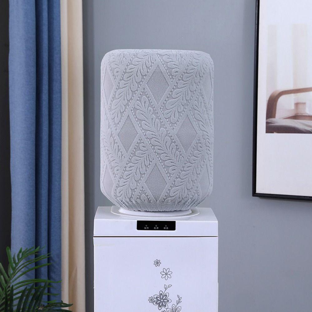 Solid Color Water Dispenser Cover Removable Barrel Dust Cover Simple Bucket Sleeve Home Decor