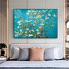 Almond Blossom Flowers Canvas Paintings By Van Gogh Impressionist Wall Art Posters and Prints Canvas Picture for Living Room