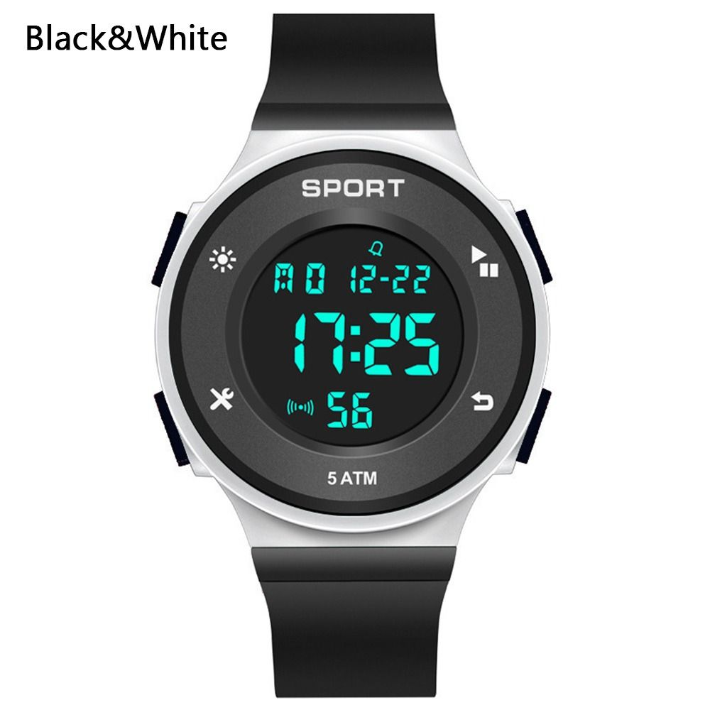 Электронные часы с большим циферблатом, повседневные светодиодные цифровые наручные часы, высококачественные часы для пары, для спорта на открытом воздухе