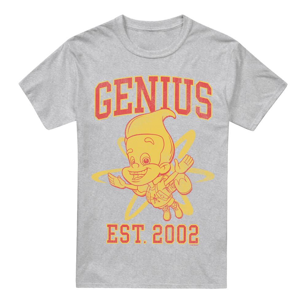 Jimmy Neutron Mens Genius Collegiate T-Shirt