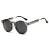 Retro Round Sunglasses Women Men Brand Design Transparent Female Sun Glasses