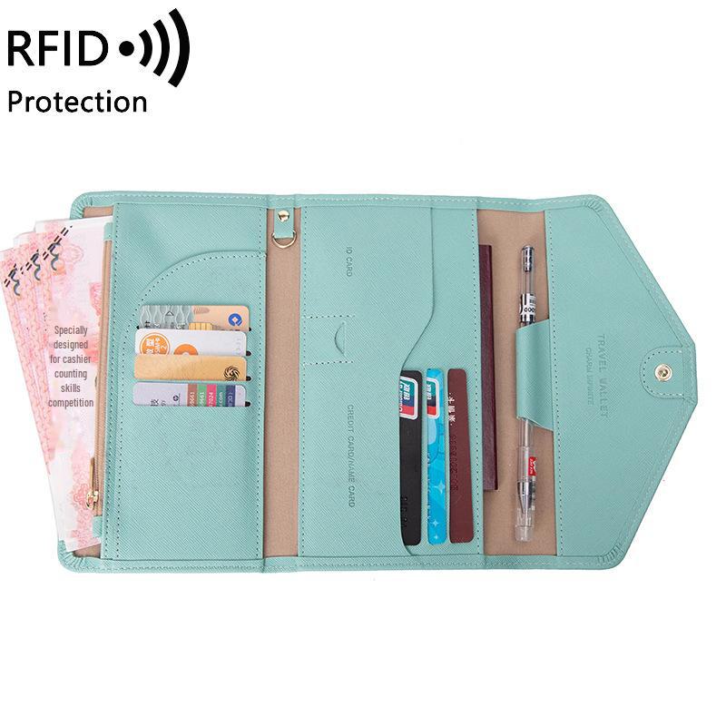 Xiangyin RFID держатель для паспорта и удостоверения личности Trifold - новый популярный дорожный кошелек